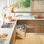 armoire de cuisine d'angle