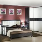 Eckgarderobe weiß mit schwarz
