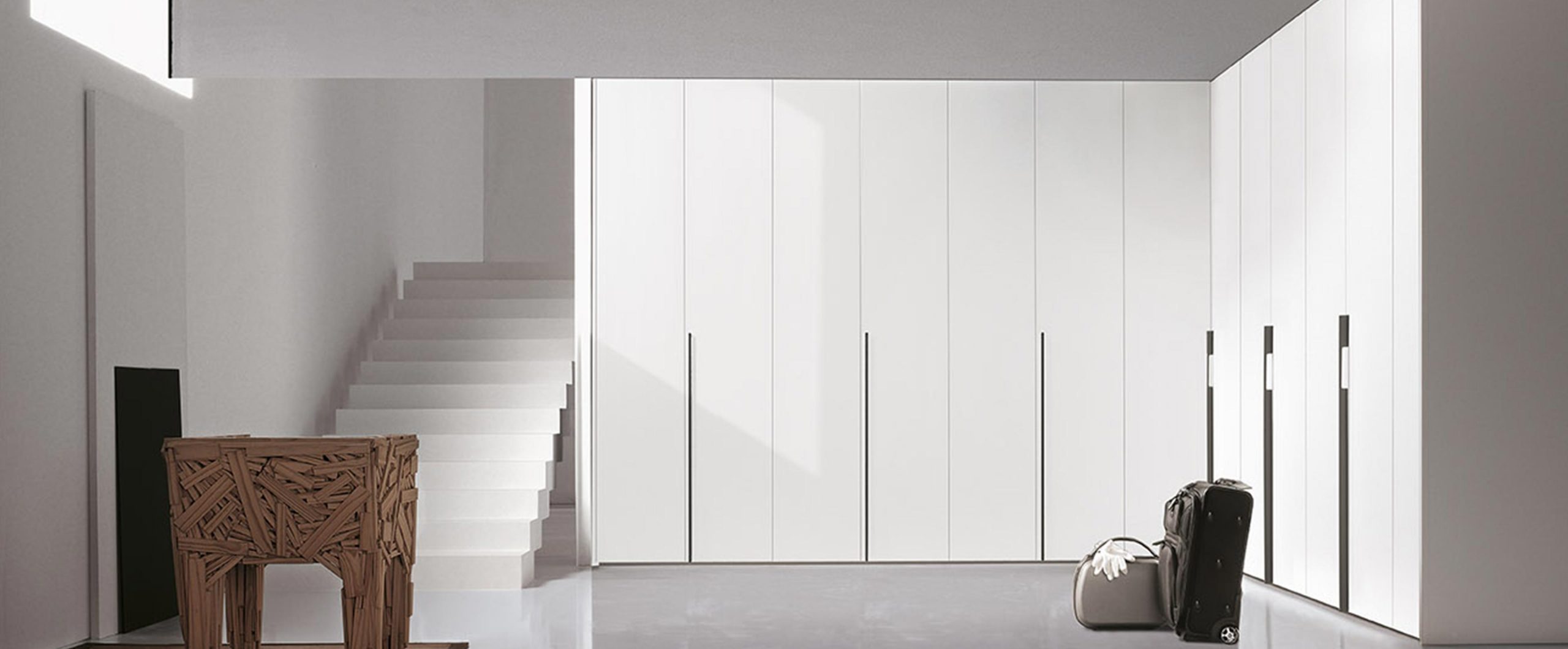 Kleiderschrank im Stil des Minimalismus