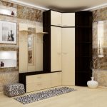 einen Kleiderschrank im Flur aufstellen