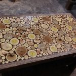 table avec de nombreuses coupes