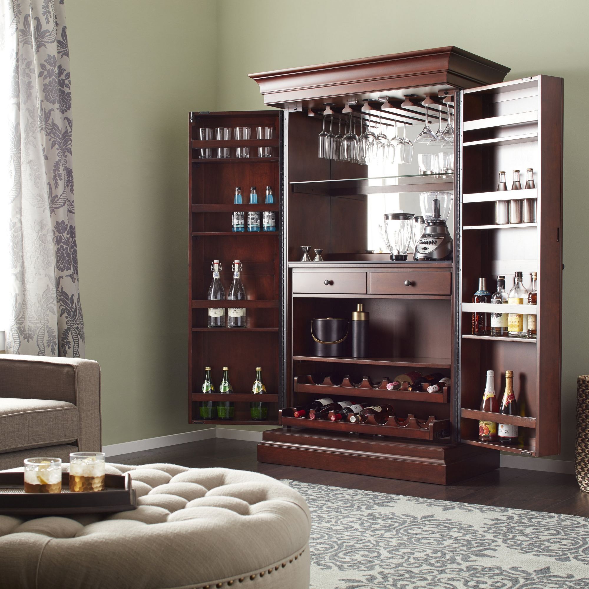 wine cabinet photo