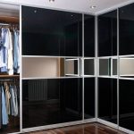 Einbauschrank mit Spanndecke Fotodekor