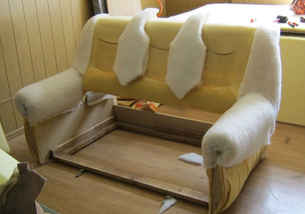 remplacement du caoutchouc mousse