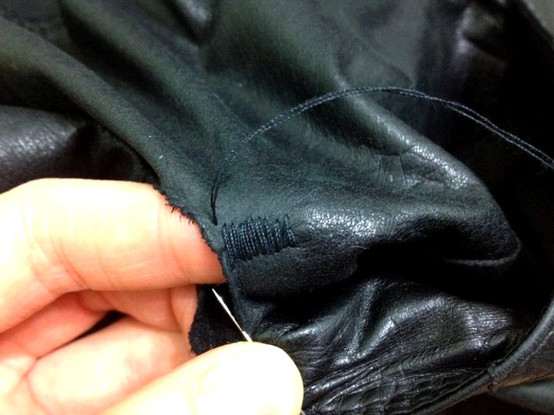 coudre une veste en cuir