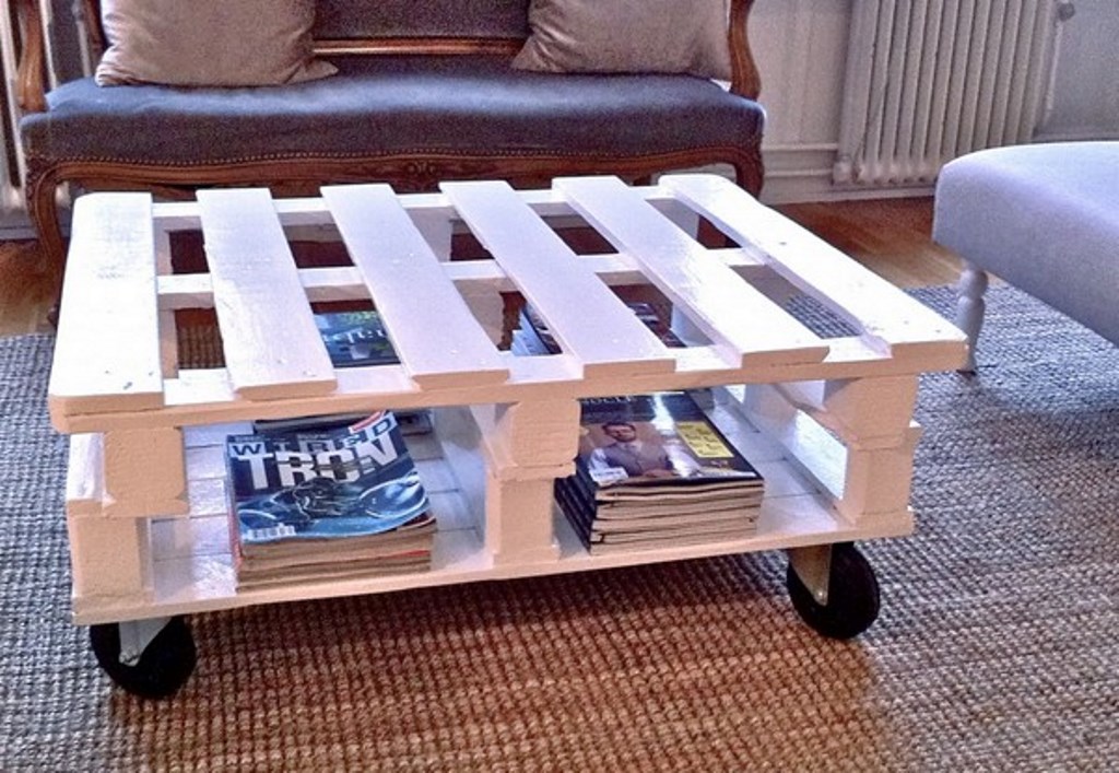 table basse en palette