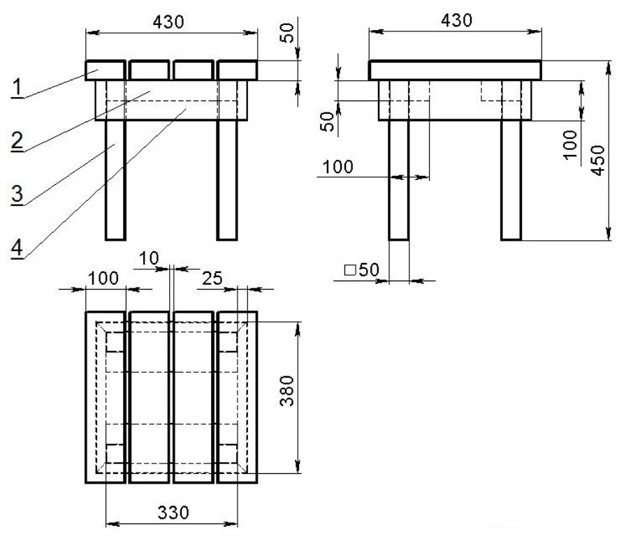 dessin de tabouret