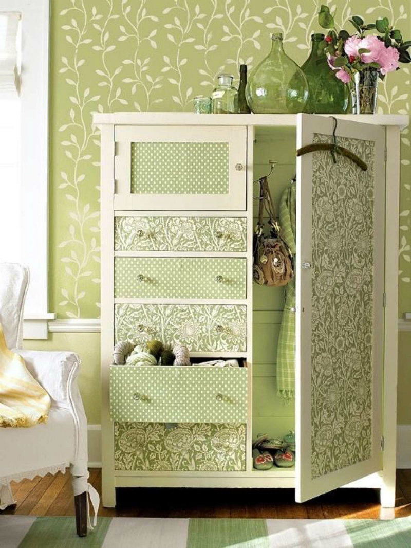 papier peint et tissu de découpage