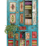 armoire à découpage avec motifs