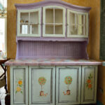 buffet de découpage lilas
