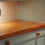 wooden countertop for kitchen interior ideas
