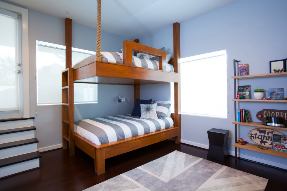 decorarea patului supraetajat pentru bebelusi