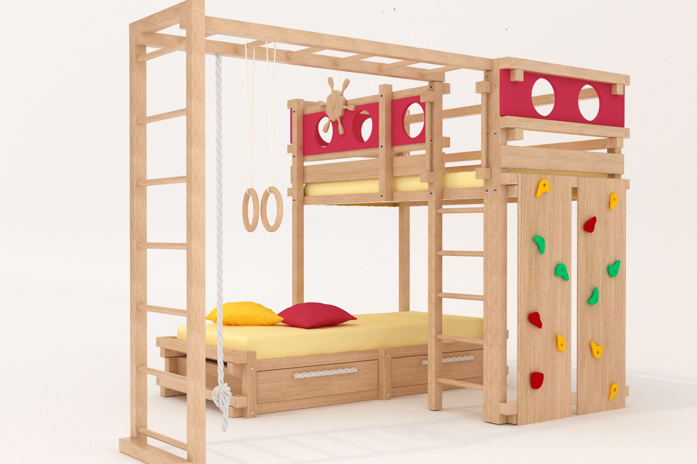 bed met speelhoek