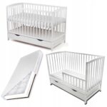 lit bébé blanc