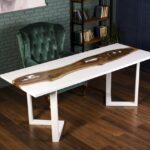 table en bois blanc