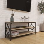 meuble tv à trois étagères