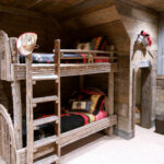 letto a castello per l'arredamento dei bambini