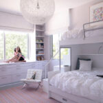 letto a castello per la decorazione dei bambini