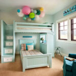 letto a castello per la decorazione fotografica dei bambini