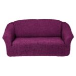 housse de canapé violet