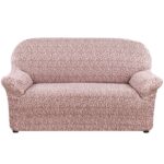 housse de canapé rose