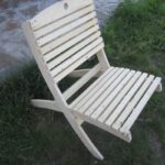 chaise à lattes