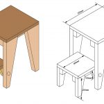 le tabouret est plus simple pour faire un schéma