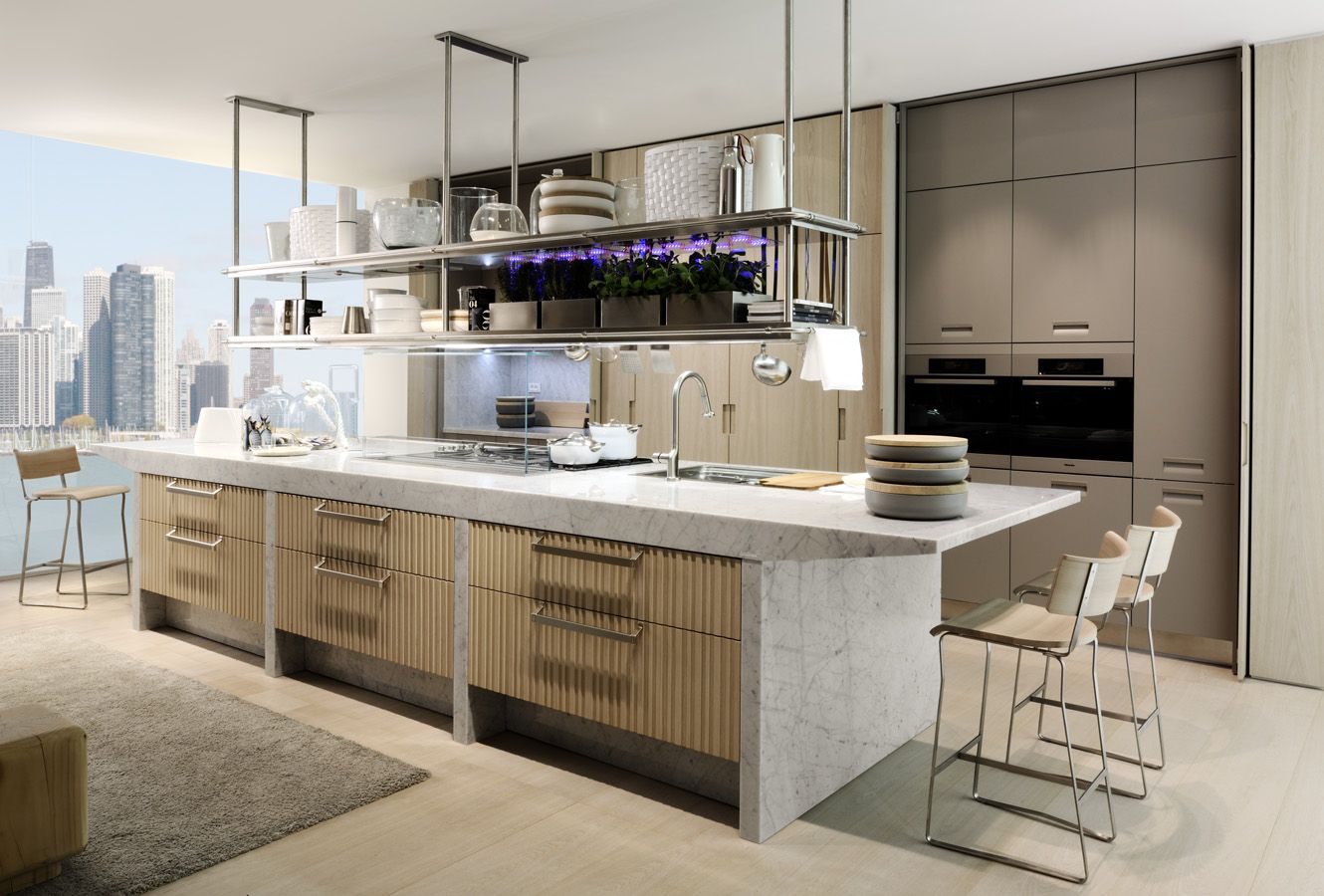 island kitchen set