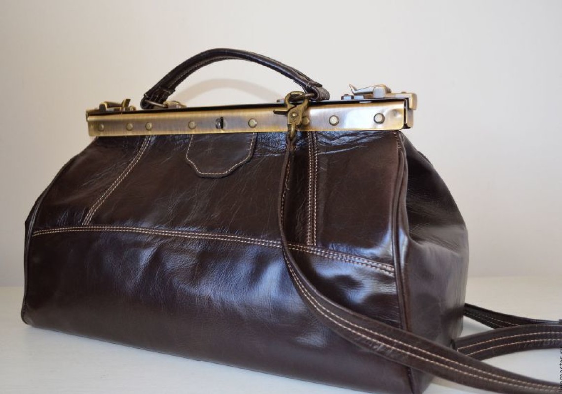 Tasche aus echtem Leder