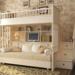 letto a castello per bambini neoclassico