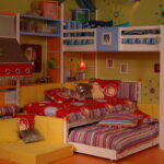 letti per tre bambini