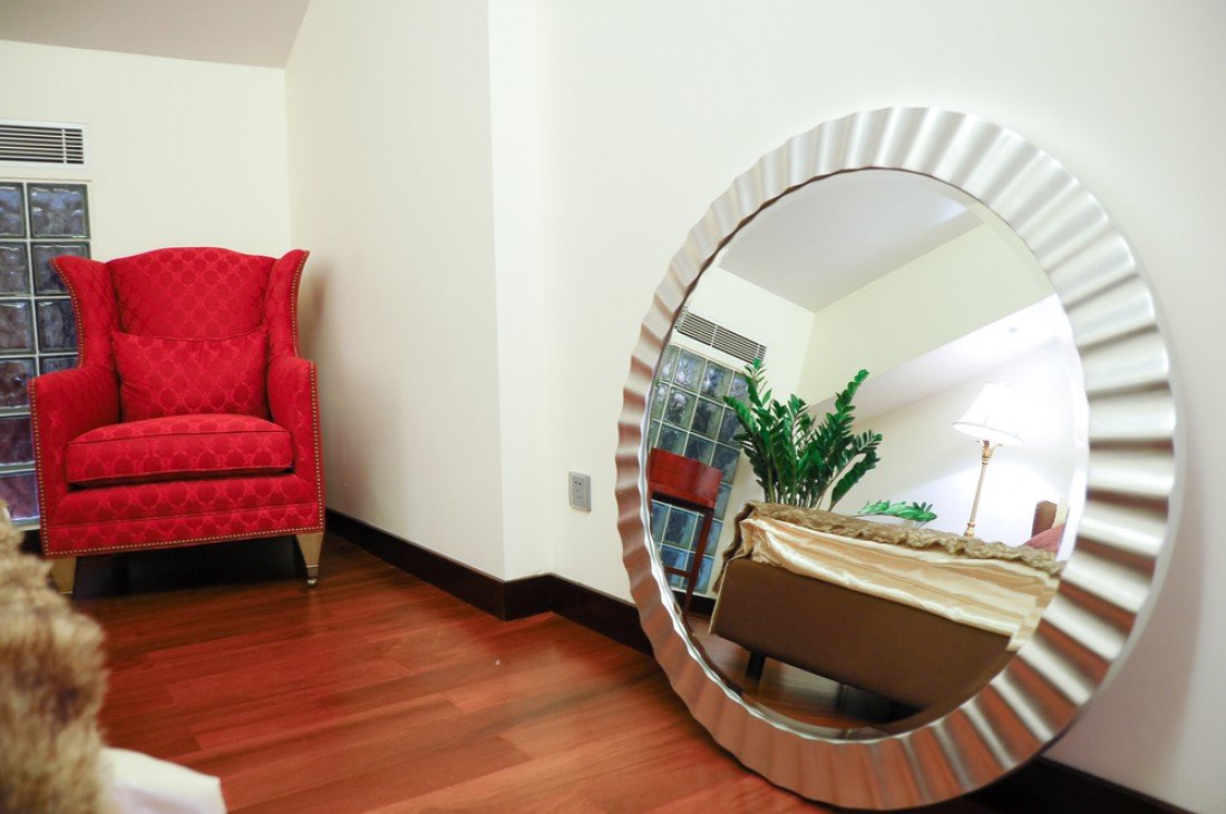 miroir rond