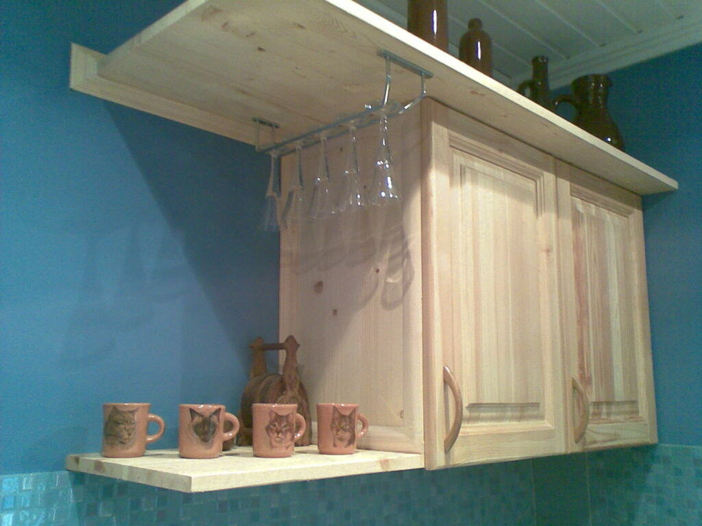 armoire de cuisine murale à faire soi-même