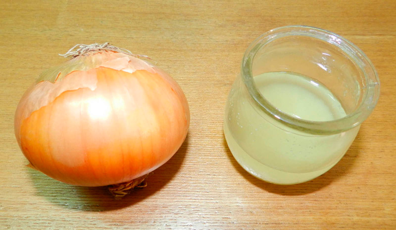 suco de cebola