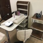 table de manucure droite