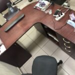 table de manucure d'angle