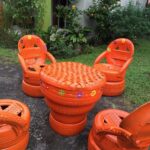 reka bentuk perabot tayar dan tayar