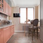 ensemble de meubles dans la décoration photo de cuisine