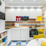 ensemble de meubles dans les types de décoration de cuisine