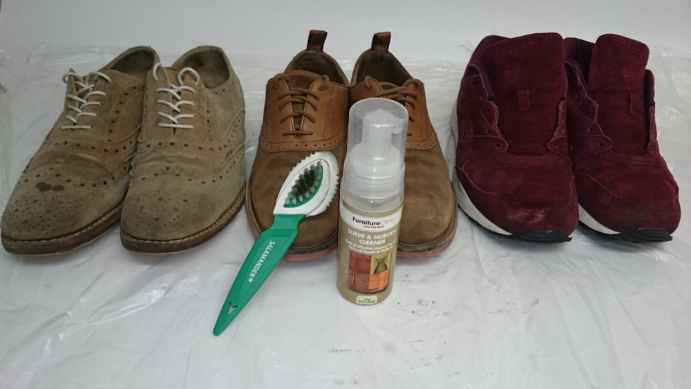 Schaumstoff für Wildlederschuhe
