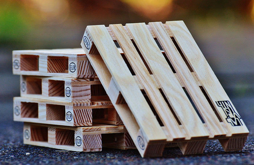 wooden pallets