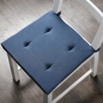 coussin de chaise bleu