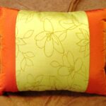 coussin de chaise orange