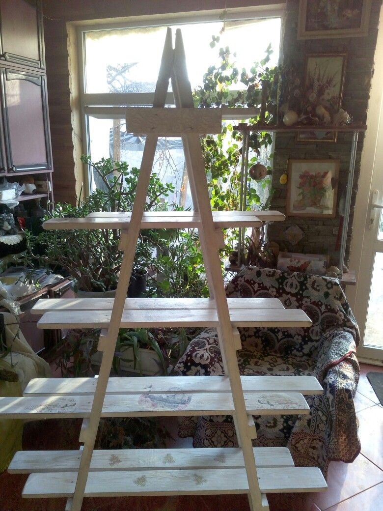 porte-fleurs à plusieurs niveaux