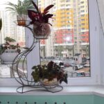 kệ để hoa đứng uốn cong