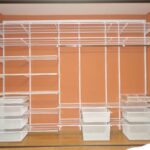 étagères de garde-robe en plastique