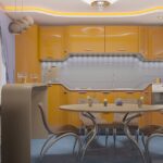 set de cuisine orange