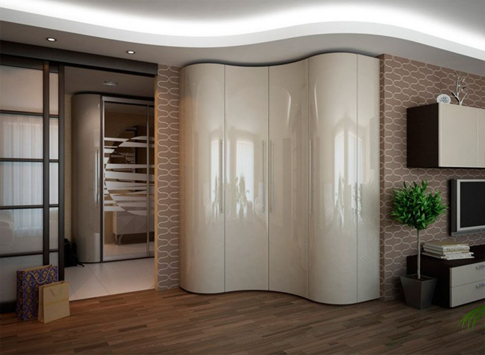 Schiebeschrank Radius Foto