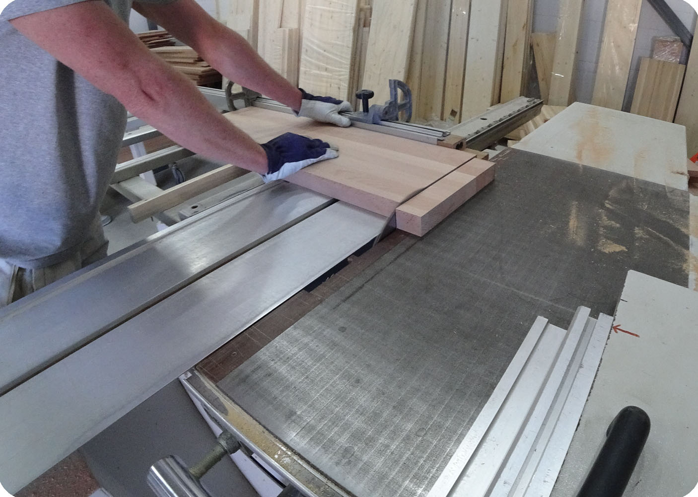 pièces de sciage