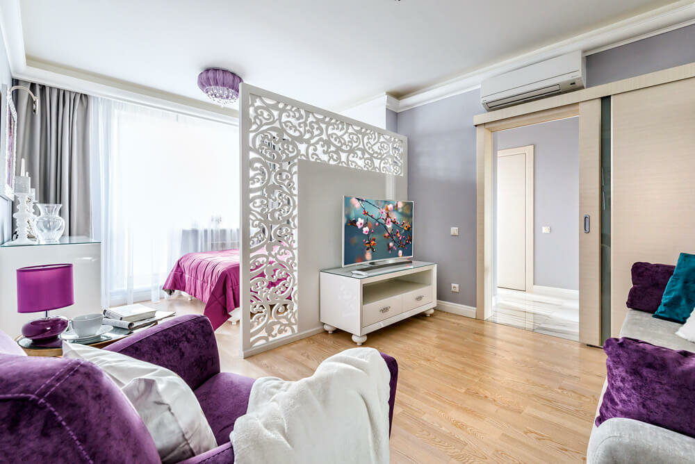 zonage d'un appartement d'une pièce